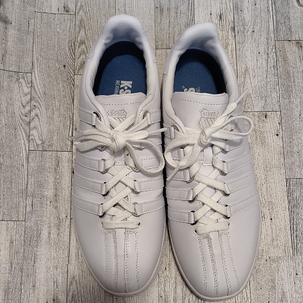 K-Swiss Men's Classic White Sneakers